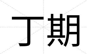 丁期
