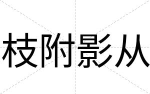 枝附影从