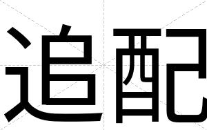 追配
