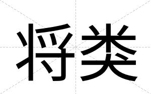 将类