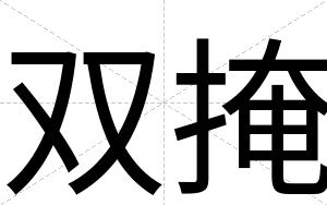 双掩