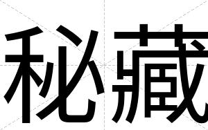 秘藏