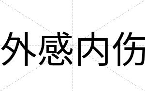 外感内伤