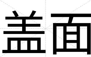 盖面