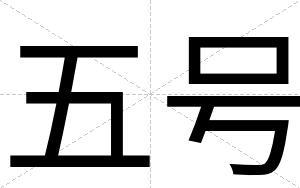 五号