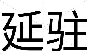 延驻