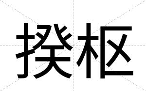 揆枢