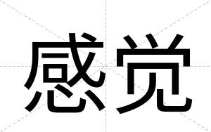 感觉