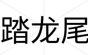 踏龙尾