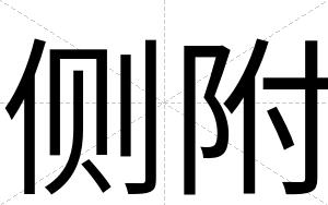 侧附