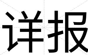 详报