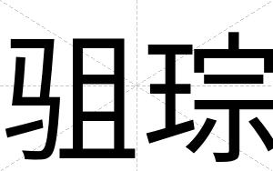 驵琮