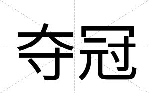 夺冠