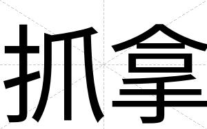 抓拿