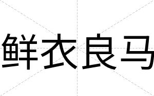 鲜衣良马