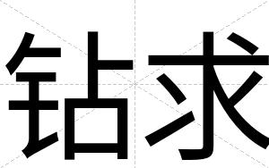 钻求