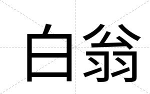 白翁