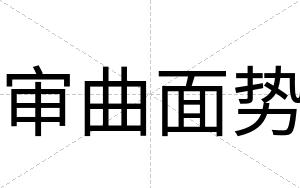 审曲面势