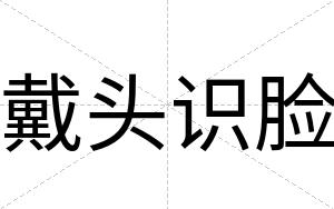 戴头识脸