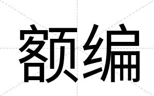 额编