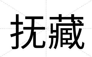 抚藏
