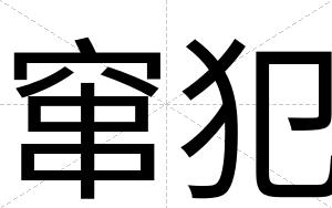 窜犯