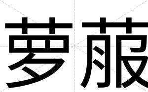 萝菔