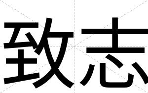 致志