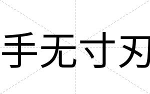 手无寸刃