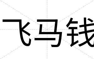 飞马钱