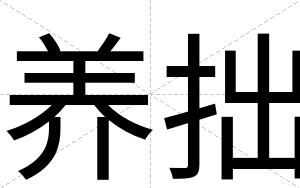 养拙