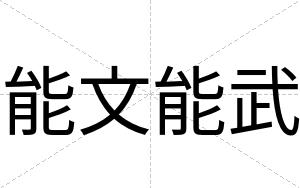 能文能武