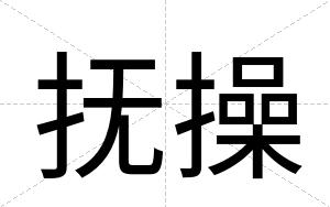 抚操