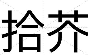 拾芥