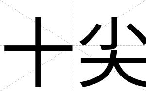 十尖