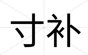 寸补