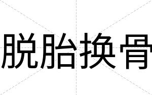 脱胎换骨