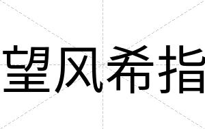 望风希指