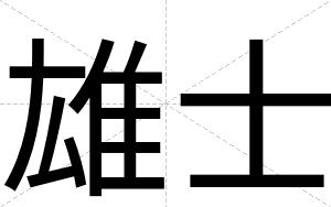 雄士