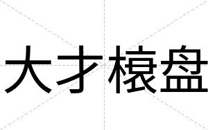 大才榱盘