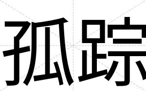 孤踪