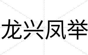 龙兴凤举