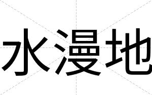 水漫地