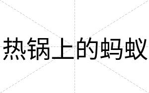 热锅上的蚂蚁