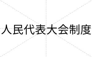 人民代表大会制度