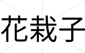 花栽子