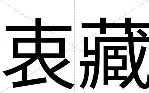 衷藏