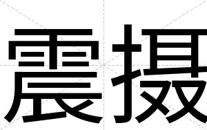 震摄