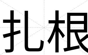 扎根