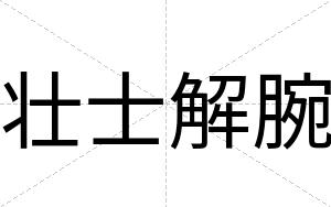 壮士解腕